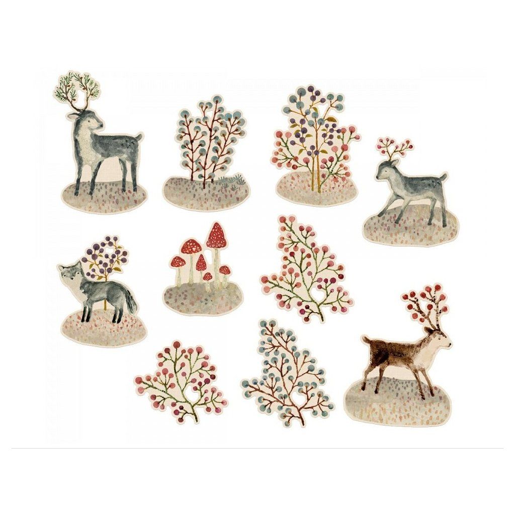 MAILEG Christmas name tags Winter wonderland - 20pcs