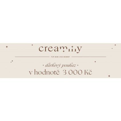Dárkový poukaz v hodnotě 3000 Kč