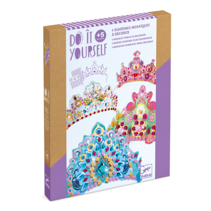 DJECO DIY Glitter crowns for princesses