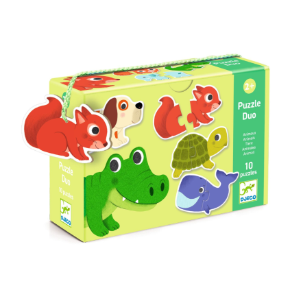 DJECO Puzzle duo Zvířátka