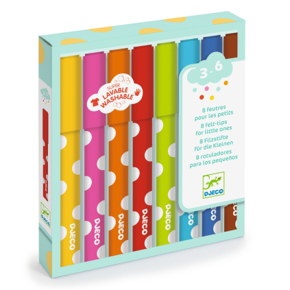 DJECO Eight markers for the little ones