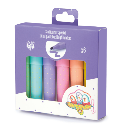 DJECO Pastel mini highlighters