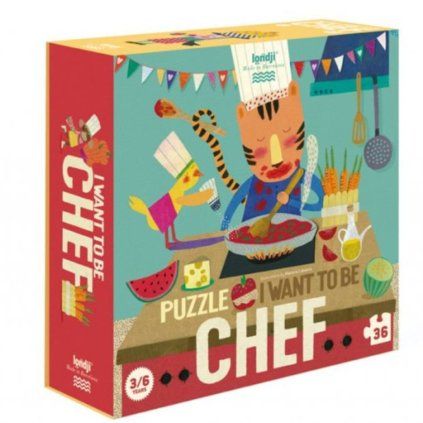 LONDJI Puzzle Chci být šéfkuchařem - 36 pcs