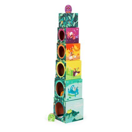 10940 moulin roty kostky jungle s ptacky
