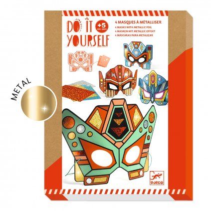 DJ07924 DJECO DIY Masky superrobotů k dotvoření