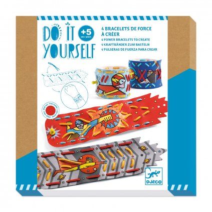 DJ07978 DJECO DIY Náramky pro superhrdiny