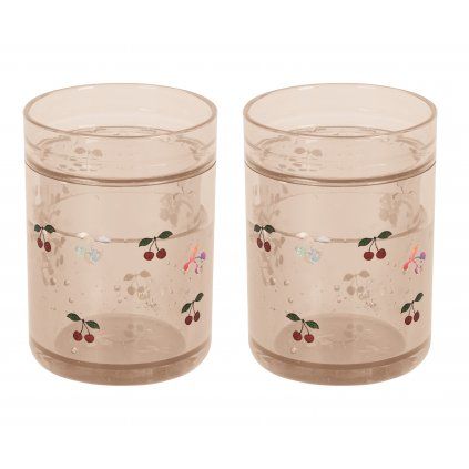 KS5069 2 PACK GLITTER CUPS CHERRY Main