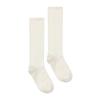 GRAY LABEL Dlouhé ponožky GOTS - Cream