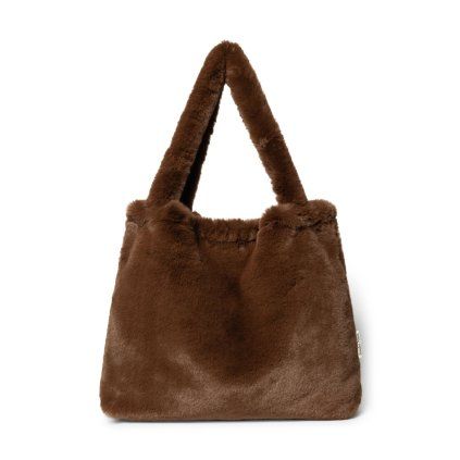 STUDIO NOOS Taška mom-bag Faux fur - Brown