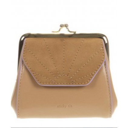 THE STICKY SIS CLUB Wallet Ton sur ton - affogato beige