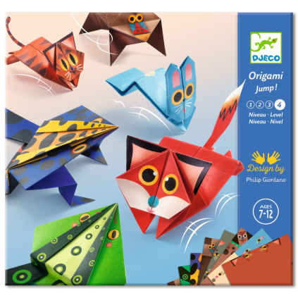 DJECO Origami vyskakovací zvířátka
