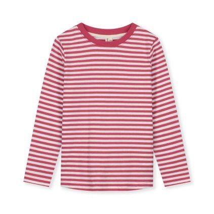 GRAY LABEL Triko L/S GOTS - Cherry - Off white