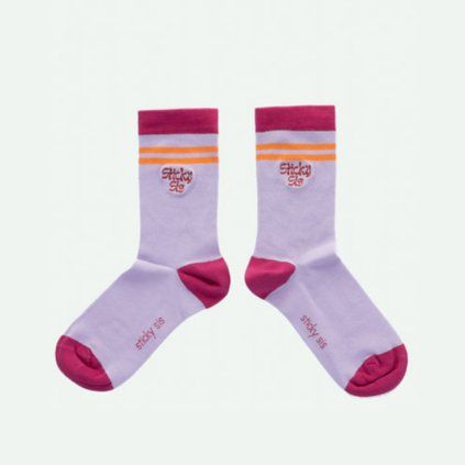 THE STICKY SIS CLUB Ponožky il sole - sunset lilac