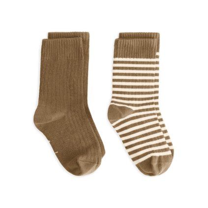 GRAY LABEL Set ponožek GOTS - Woody - Cream