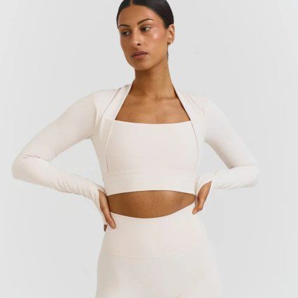 SISTERLY TRIBE Bolero Top - Marshmallow