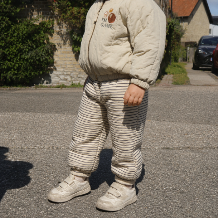KONGES SLOJD Termo kalhoty - STRIPE BLUIE