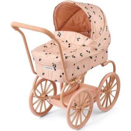 LIEWOOD Kočárek pro panenky Adaline - Berry / Pale Tuscany