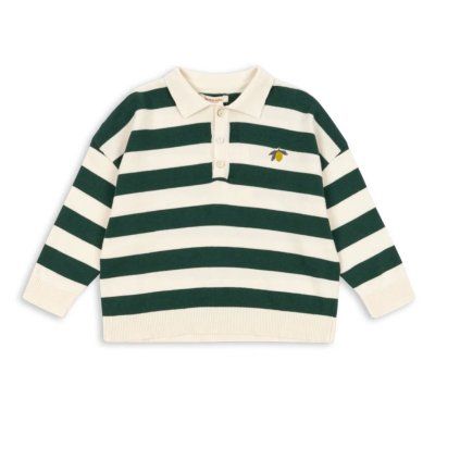 KONGES SLOJD Tričko Polo - PINE GROVE STRIPE