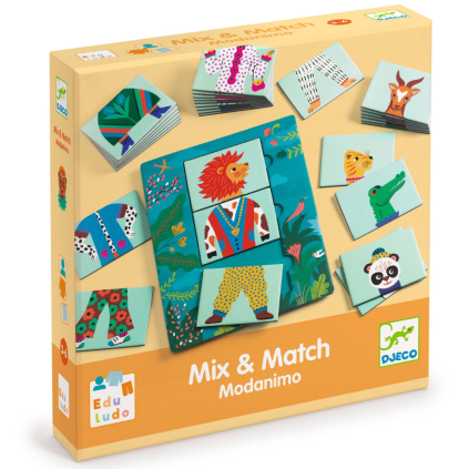 DJECO Edukační hra Mix & Match Modanimo