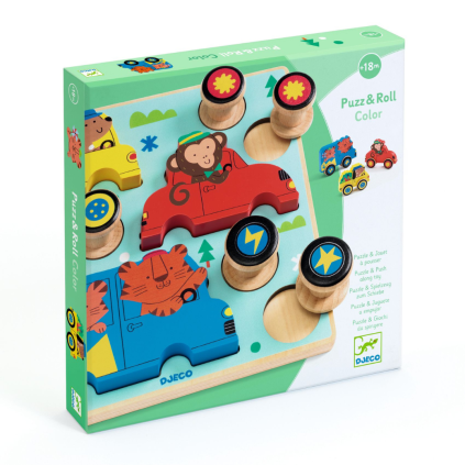 DJECO Vkládací puzzle autíčko