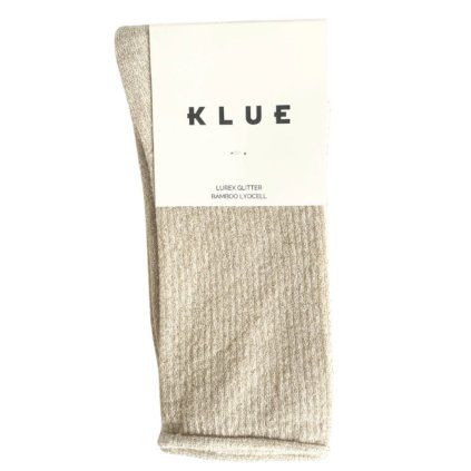 KLUE KLUE Třpytivé ponožky Beige 36-40