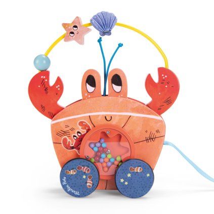 Pull-along crab Les Aventures de Paulie
