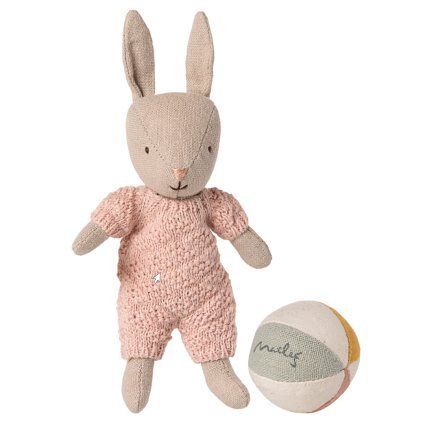 MAILEG Králíček set Micro - Sand/Rose S25