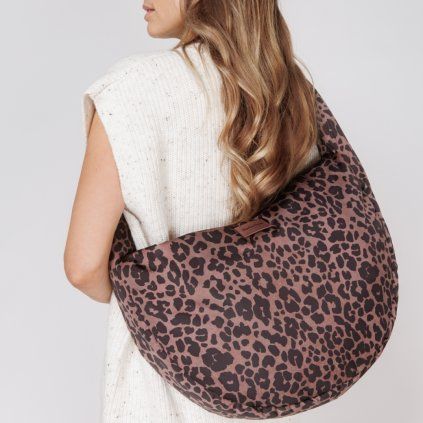 STUDIO NOOS Taška Cross body Puffy - Red Leopard