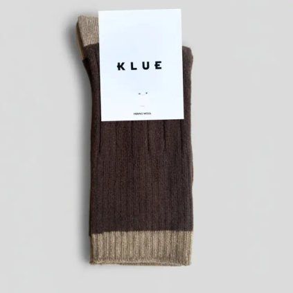 KLUE Ponožky Merino Brown and Caramel 36 - 40