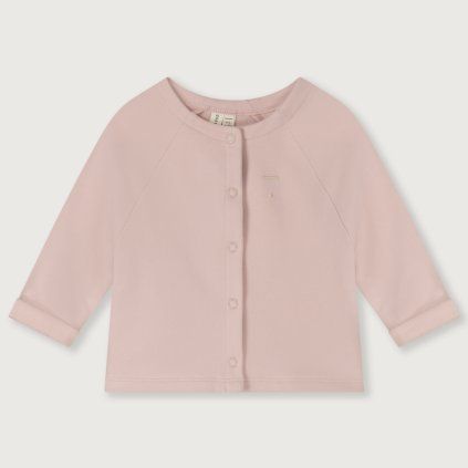 GRAY LABEL Kardigan pro miminka GOTS - Faded Pink