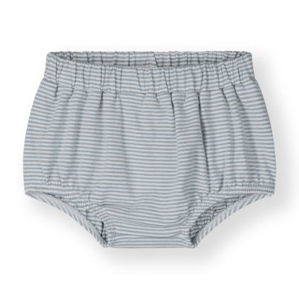 GRAY LABEL Kraťasy Baby Bloomer GOTS - Stone Grey - Cream