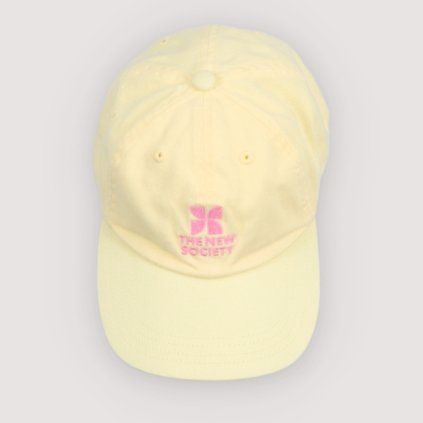 THE NEW SOCIETY Kšiltovka TNS Logo - Soft Lemon