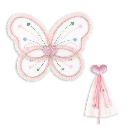 KONGES SLOJD Kostým pro víly FAIRY - HEART MIX