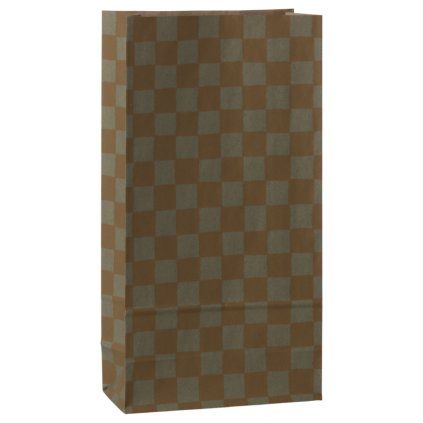 MAILEG Dárkový sáček Medium - Chercker - Mint/Ocher