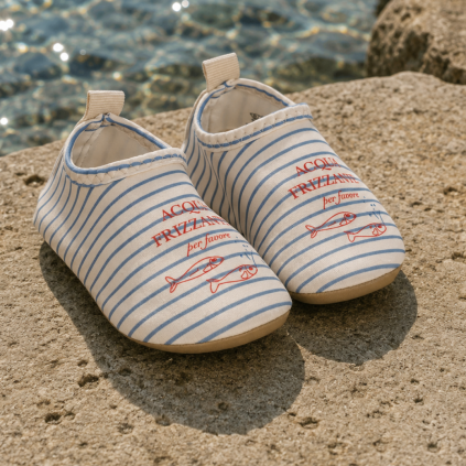 KONGES SLOJD Water shoes ASTER - STRIPE BLUIE