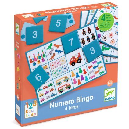 DJECO Hra Bingo 4 ks