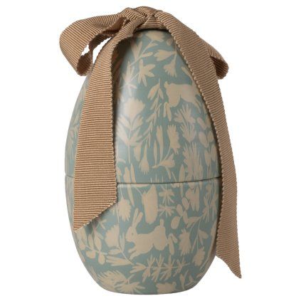 MAILEG Velikonoční kovové vajíčko Medium - Dusty blue S26