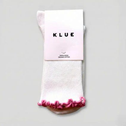 KLUE Ponožky s volánky Pink 36-40