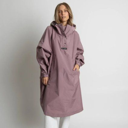 VIVI MARI Kabát do deště solid ash plum
