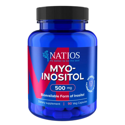 NATIOS Myo Inositol, 500 mg, 90 veganských kapslí (4)