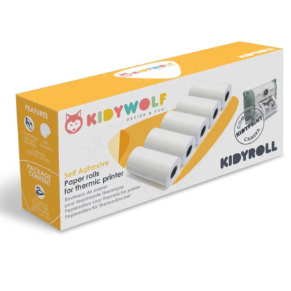 KIDYWOLF Fotopapír do instantního fotoaparátu Kidywolf - samolepící papír
