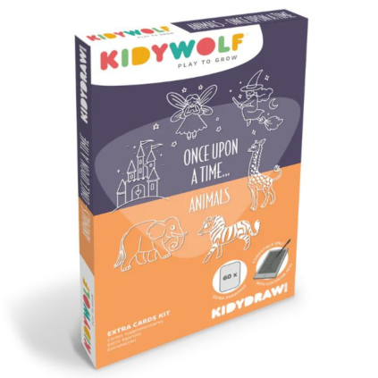 KIDYWOLF Doplňkové karty KIDYDRAW MINI - Bylo nebylo a zvířata