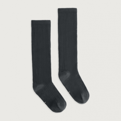 GRAY LABEL Dlouhé ponožky GOTS - Pirate Black