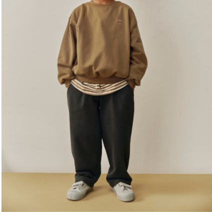 GRAY LABEL Kalhoty Baggy Oversized GOTS - Pirate Black