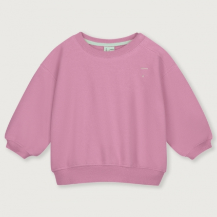 GRAY LABEL Mikina pro miminka GOTS - Bubblegum