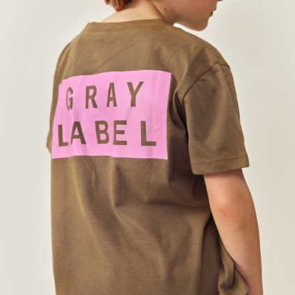 GRAY LABEL Tričko Oversized GOTS