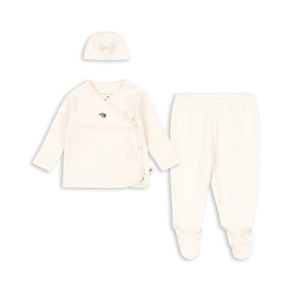 KONGES SLOJD Dárkový set pro miminko ANTIQUE WHITE (3)