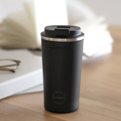 AYA&IDA Termohrnek CUP2GO 500 ml Matte Black (1)