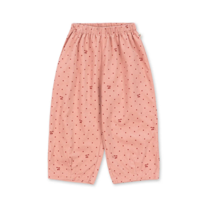 KONGES SLOJD Mašestrové kalhoty MARLO CHERRY DOT SCARLET (5)