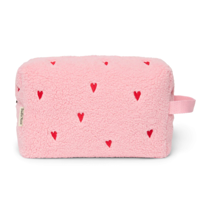STUDIO NOOS Toaletní taštička Tedy Light Pink Hearts (5)